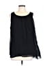 AGB 100% Polyester Black Sleeveless Blouse Size XL - photo 1