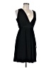 J Valdi Solid Black Cocktail Dress Size M - photo 1