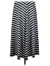 AB Studio Stripes Gray Casual Skirt Size S - photo 2