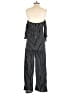 Assorted Brands Stripes Black Jumpsuit Size S - photo 2