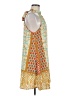 Shein 100% Polyester Print Orange Casual Dress Size 8 - 10 - photo 4