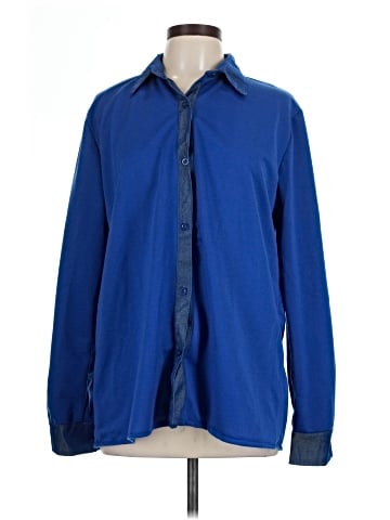 Unbranded Long Sleeve Button-Down Shirt (view 1)