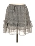 Sienna Sky 100% Polyester Polka Dots Gray Casual Skirt Size M - photo 1