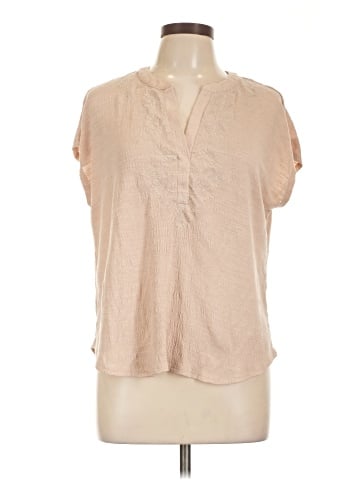 Cable & Gauge Short Sleeve Blouse (view 1)
