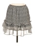 Sienna Sky 100% Polyester Polka Dots Gray Casual Skirt Size M - photo 2
