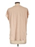 Cable & Gauge Tan Short Sleeve Blouse Size L - photo 2