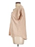 Cable & Gauge Tan Short Sleeve Blouse Size L - photo 5