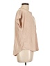 Cable & Gauge Tan Short Sleeve Blouse Size L - photo 4