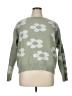 Assorted Brands Floral Green Pullover Sweater Size XL - photo 1