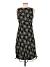 Karin Stevens 100% Polyester Stars Black Casual Dress Size 6 (petite) - photo 2