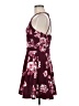 B. Smart Floral Burgundy Cocktail Dress Size 9 - photo 5