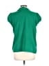 One Step Up Green Short Sleeve Blouse Size 1X - photo 2