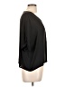Lush 100% Polyester Black Short Sleeve Blouse Size L - photo 4