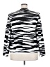 NIPON BOUTIQUE Stripes Silver White Blazer Size 18 - photo 2