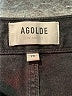 AGOLDE 100% Organic Cotton Chevron-herringbone Black Jeans Size 26 waist - photo 7