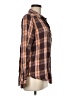 SO Plaid Brown Long Sleeve Button-Down Shirt Size M - photo 4