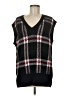Max Studio Plaid Black Sweater Vest Size M - photo 1