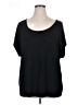 By Design Black Short Sleeve T-Shirt Size 1X - photo 1