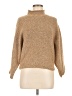 William Rast Tweed Tan Turtleneck Sweater Size M - photo 1