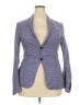 Armani Collezioni Houndstooth Blue Blazer Size XXL (estimated) - photo 1