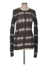 Cotton by Autumn Cashmere 100% Cotton Tie-dye Gray Pullover Sweater Size M - photo 1