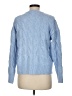 Jessica Simpson Solid Blue Pullover Sweater Size M - photo 2
