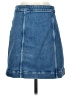 Theory Blue Denim Skirt Size 4 - photo 2