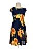 Assorted Brands Print Blue Casual Dress Size XL - photo 1