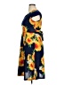 Assorted Brands Print Blue Casual Dress Size XL - photo 5