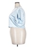 Unbranded Metallic Blue Short Sleeve Top Size XXL - photo 5