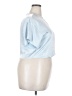 Unbranded Metallic Blue Short Sleeve Top Size XXL - photo 4