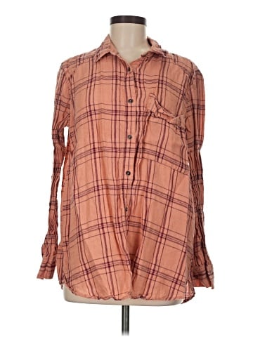 Free People Long Sleeve Button-Down Shirt (view 1)