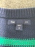 Gap Outlet 100% Cotton Stripes Teal Pullover Sweater Size XS - photo 7