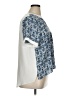 Cato 100% Polyester Blue Short Sleeve Blouse Size XL - photo 4