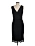 White House Black Market Chevron-herringbone Black Cocktail Dress Size M - photo 2