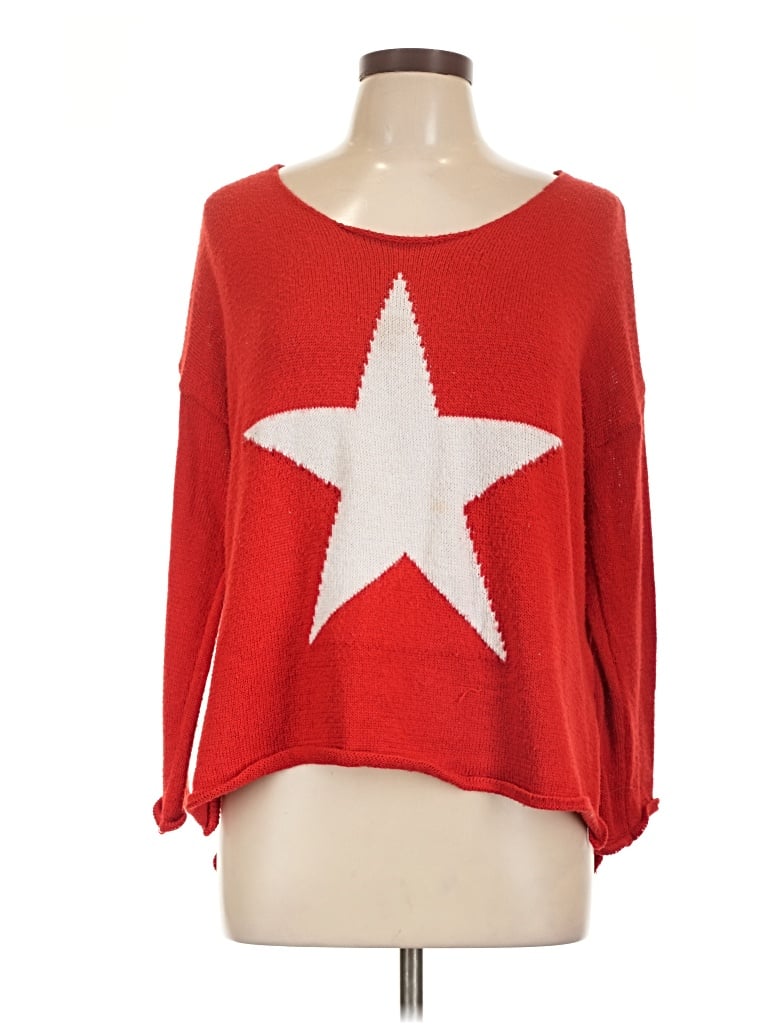 Pre-owned Miracle Pullover Sweater In Red