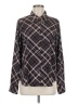 Calvin Klein Argyle Black Long Sleeve Button-Down Shirt Size M - photo 1