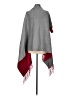 Pretty Persuasions 100% Acrylic Gray Poncho One size (estimated) - photo 2
