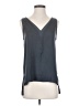 14th & Union 100% Polyester Gray Sleeveless Blouse Size XS - photo 1