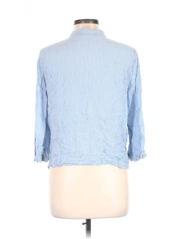 Zara Basic 3/4 Sleeve Button-Down Shirt (view 2)