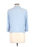 Zara Basic Blue 3/4 Sleeve Button-Down Shirt Size XL - photo 2
