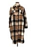 Unbranded 100% Polyester Brown Coat Size L - photo 1