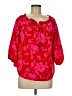 Shein 100% Polyester Pink 3/4 Sleeve Blouse Size 6 - photo 1