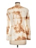 Baci Tie-dye Ivory Tan Long Sleeve Blouse Size L (estimated) - photo 2