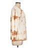 Baci Tie-dye Ivory Tan Long Sleeve Blouse Size L (estimated) - photo 4