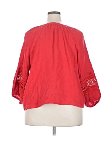 Calypso St. Barth 3/4 Sleeve Blouse (view 2)