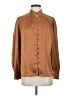 Ann Taylor 100% Polyester Brown Long Sleeve Blouse Size M - photo 1