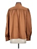 Ann Taylor 100% Polyester Brown Long Sleeve Blouse Size M - photo 2