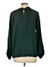 Eclair 100% Polyester Green Long Sleeve Blouse Size L - photo 2