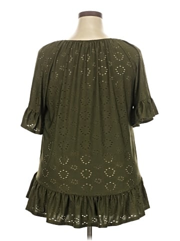 Perseption Concept Short Sleeve Blouse (view 2)